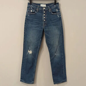 Mother SUPERIOR Jeans The Pixie Tomcat Ankle in Born To Bite size 28